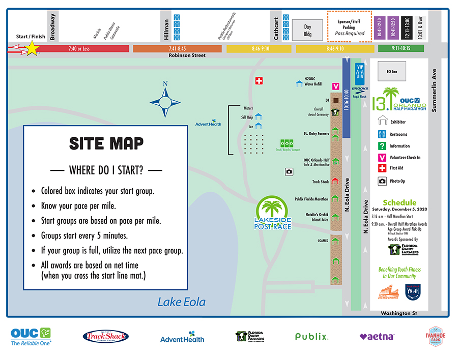 Track Shack OUC Orlando Half Marathon & Track Shack Lake Eola 5k