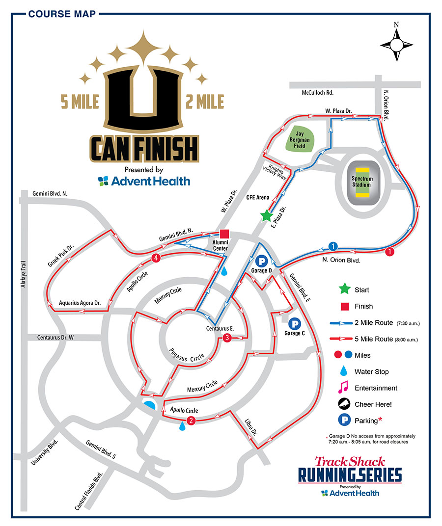 Track Shack U Can Finish 5 Mile & 2 Mile Presented by AdventHealth